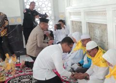 Kapolres Rohil Bersama Wakil Bupati Hadiri Dan Lepas Keberangkatan Calon Jamaah Haji Panipahan